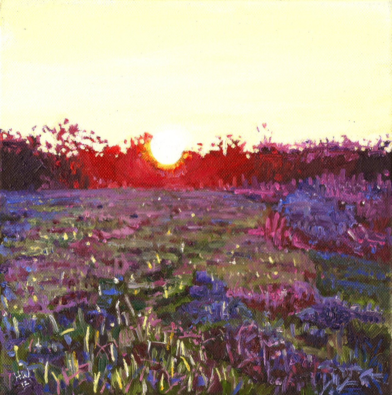Farley solnedgang, 2012, af Helen White