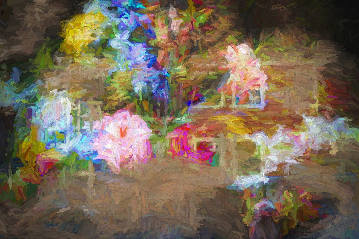 Painterly Posy, 2018, af Helen White