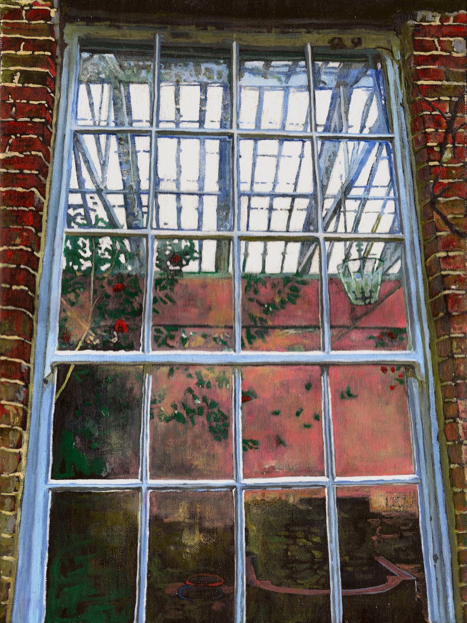Orangeriets vindue, 2012, af Helen White