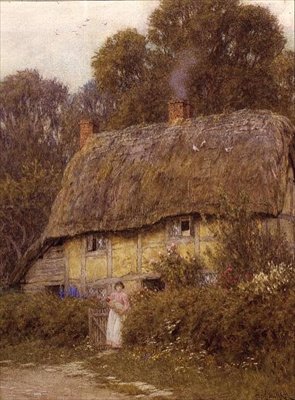En Berkshire Cottage af Helen Allingham