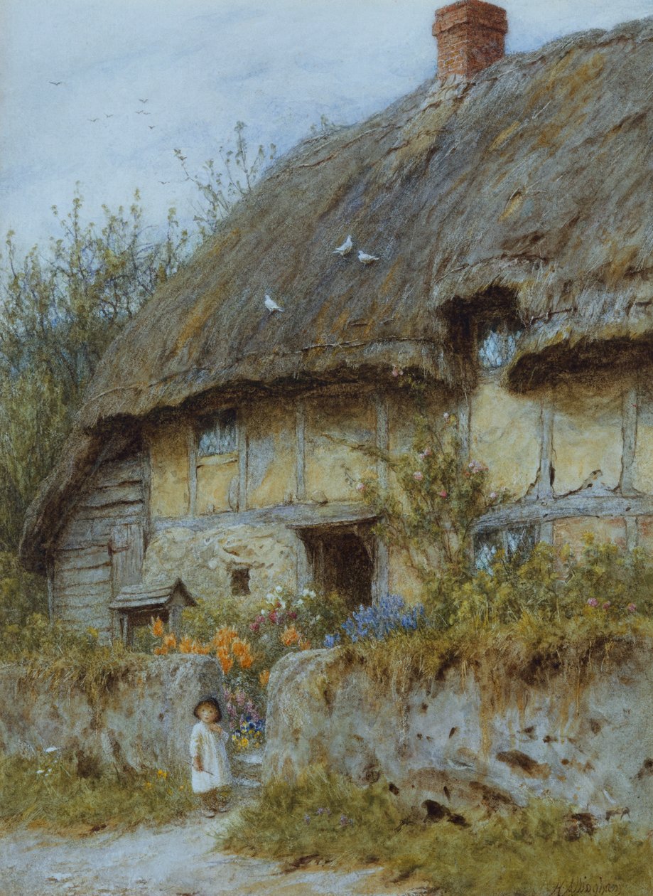 En Berkshire Cottage af Helen Allingham
