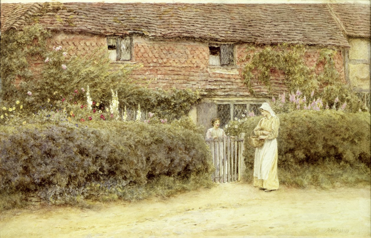 Et sommerhus ved Haslemere af Helen Allingham