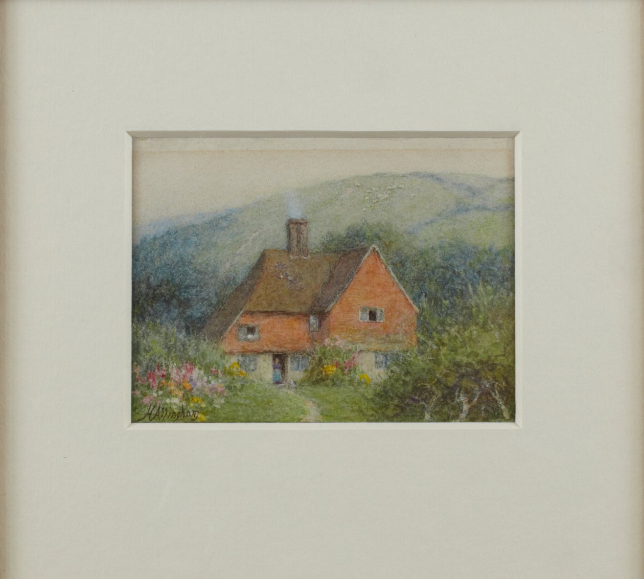 Murstenshytte af Helen Allingham