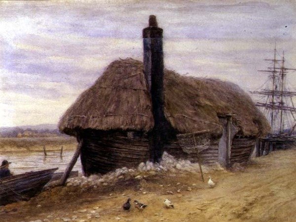 Tørdok af Helen Allingham