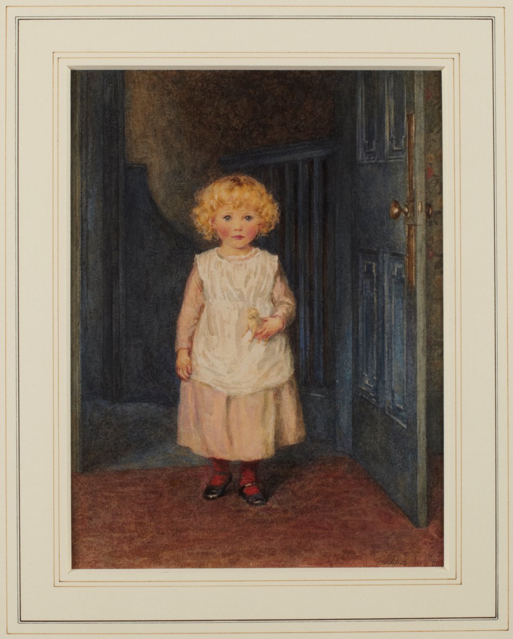 Henry Allingham, 3 år (akvarel på papir) af Helen Allingham