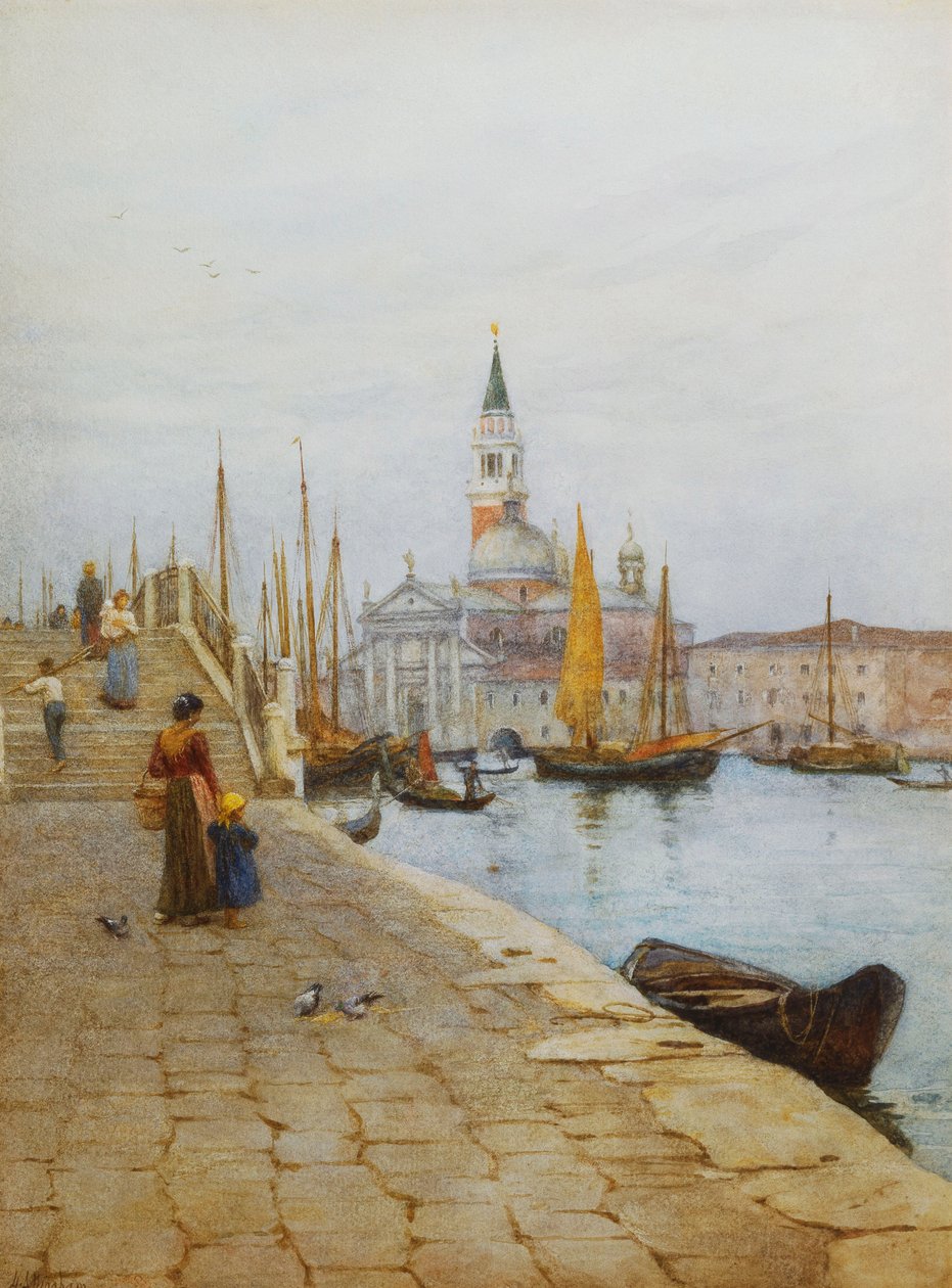 San Giorgio Maggiore fra Zattere, Venedig, af Helen Allingham