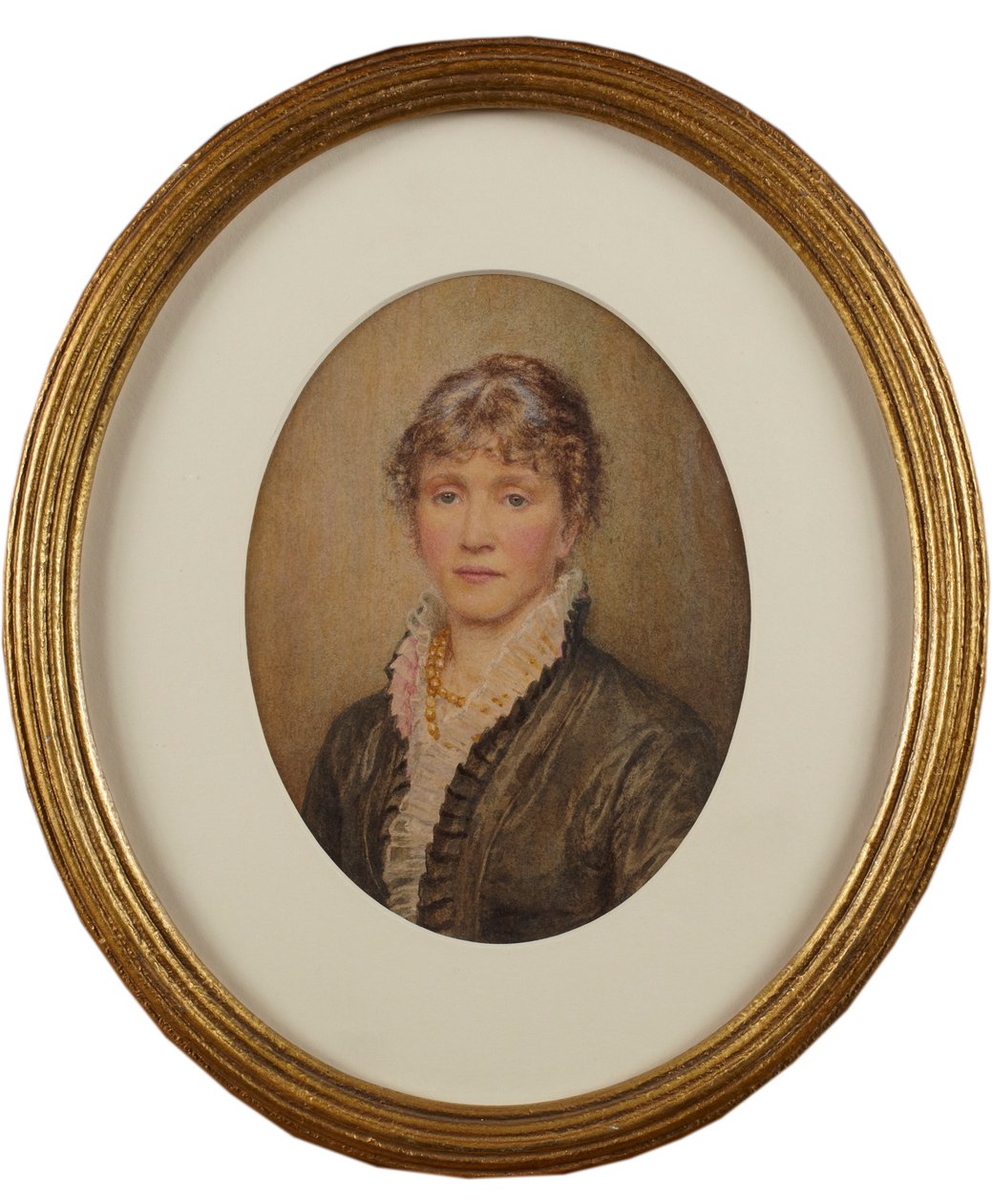 Selvportræt (akvarel på papir) af Helen Allingham