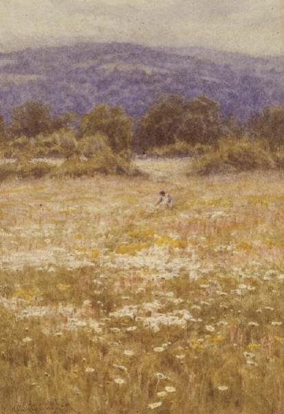 Sommerblomster af Helen Allingham