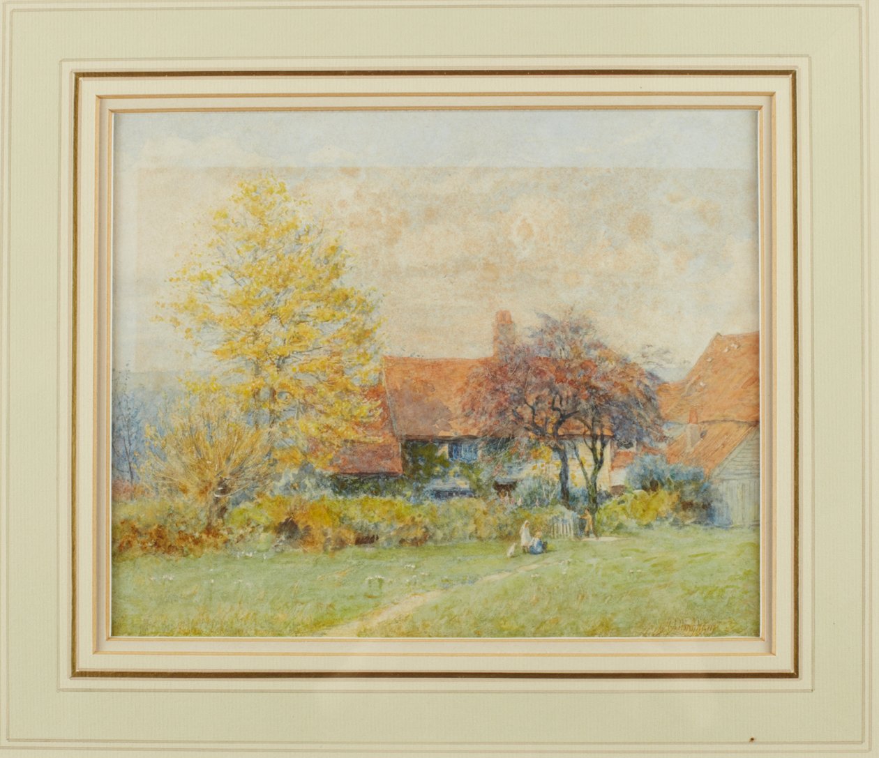 Wyldes Farm af Helen Allingham