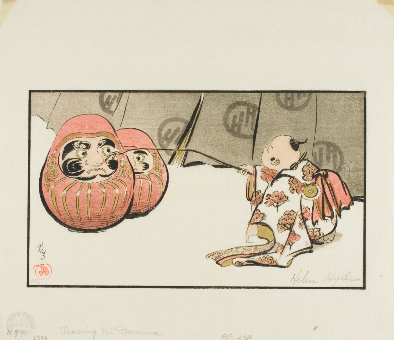 Driller Daruma af Helen Hyde
