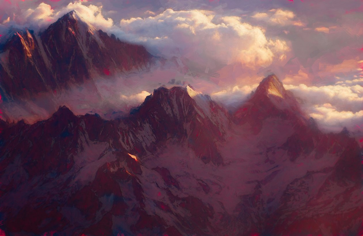 Alpine Dawn, 2019 af Helen White