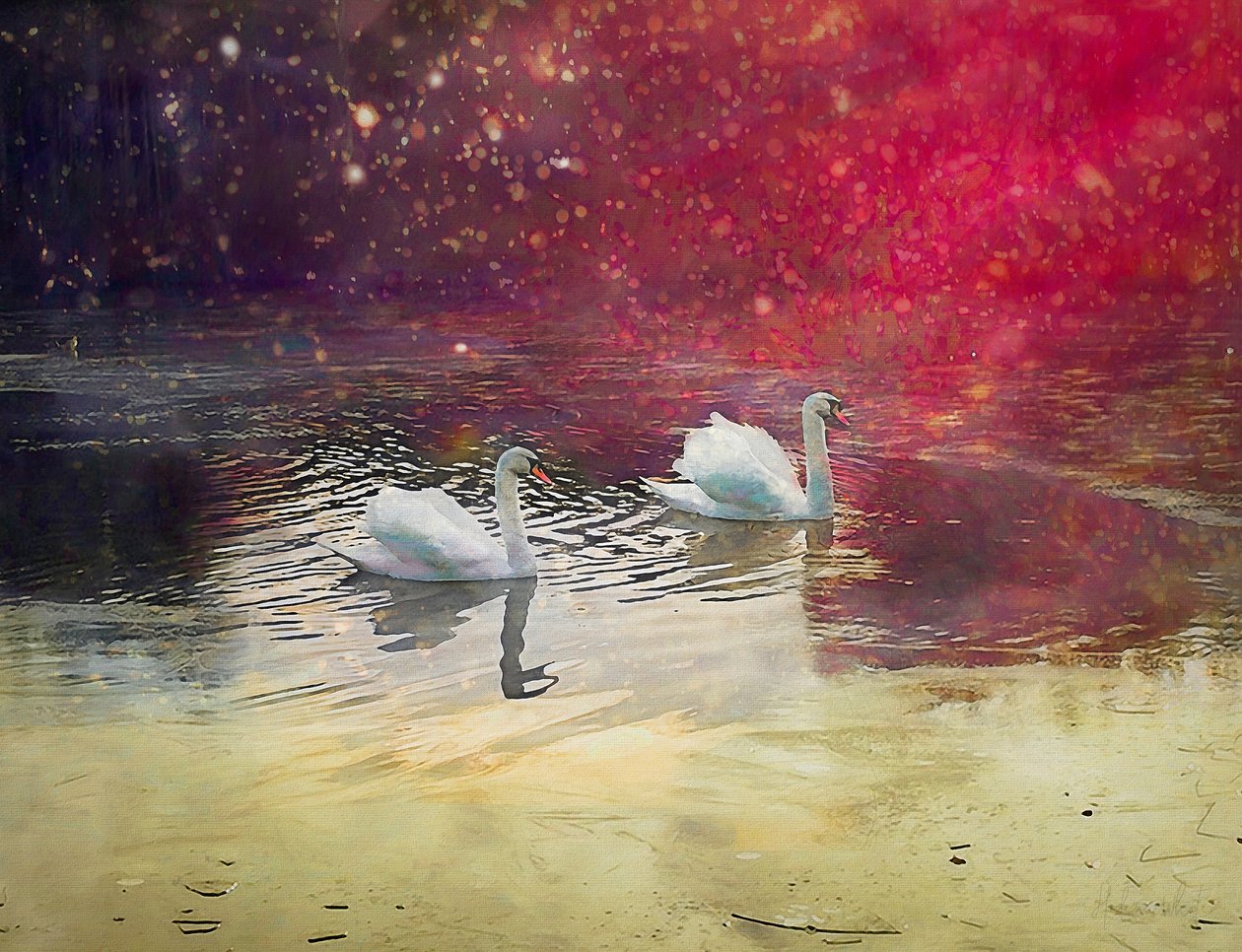 Frosted Lake, 2019 af Helen White