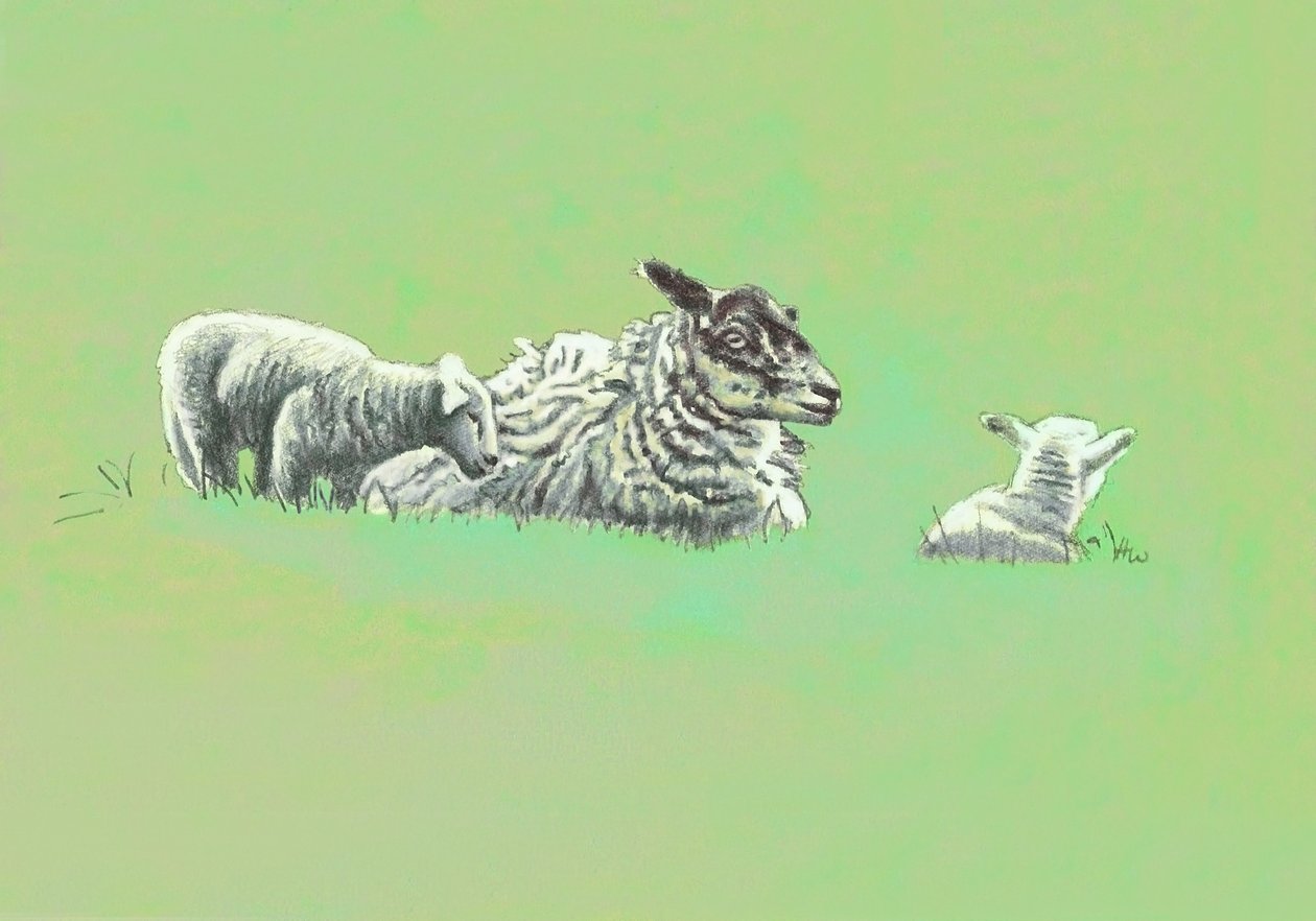Gentle Spirits, VIII, 2022 af Helen White