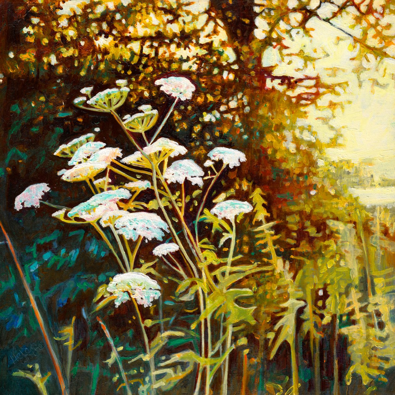 Golden Hedgerow II, 2013 af Helen White