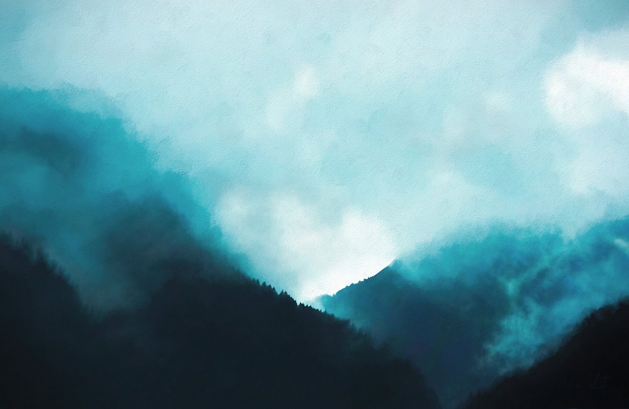 Bjergpas, 2019 af Helen White