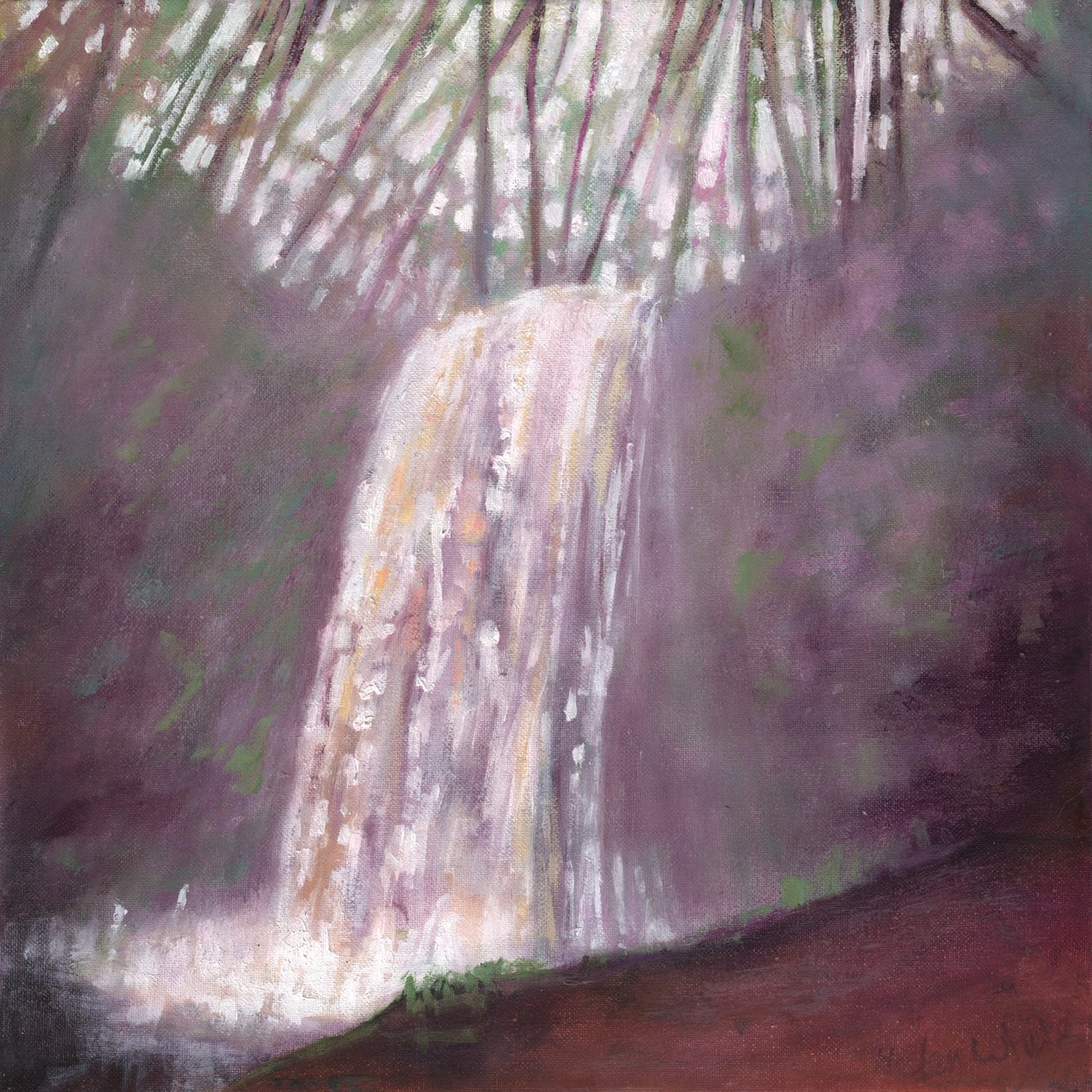 Vandfald IV, 2016, af Helen White