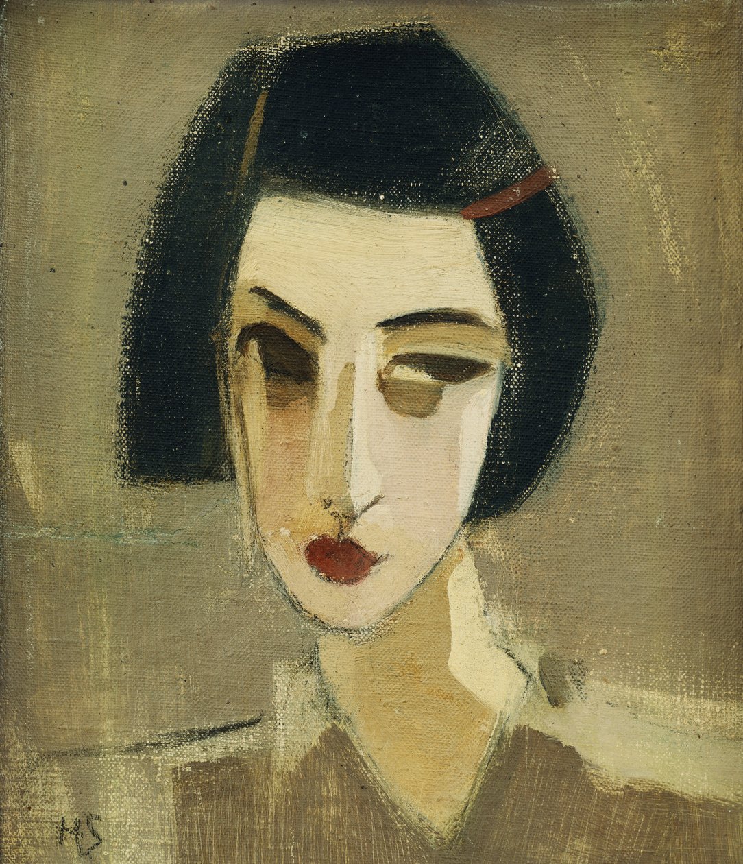 Portræt af Gota af Helene Schjerfbeck