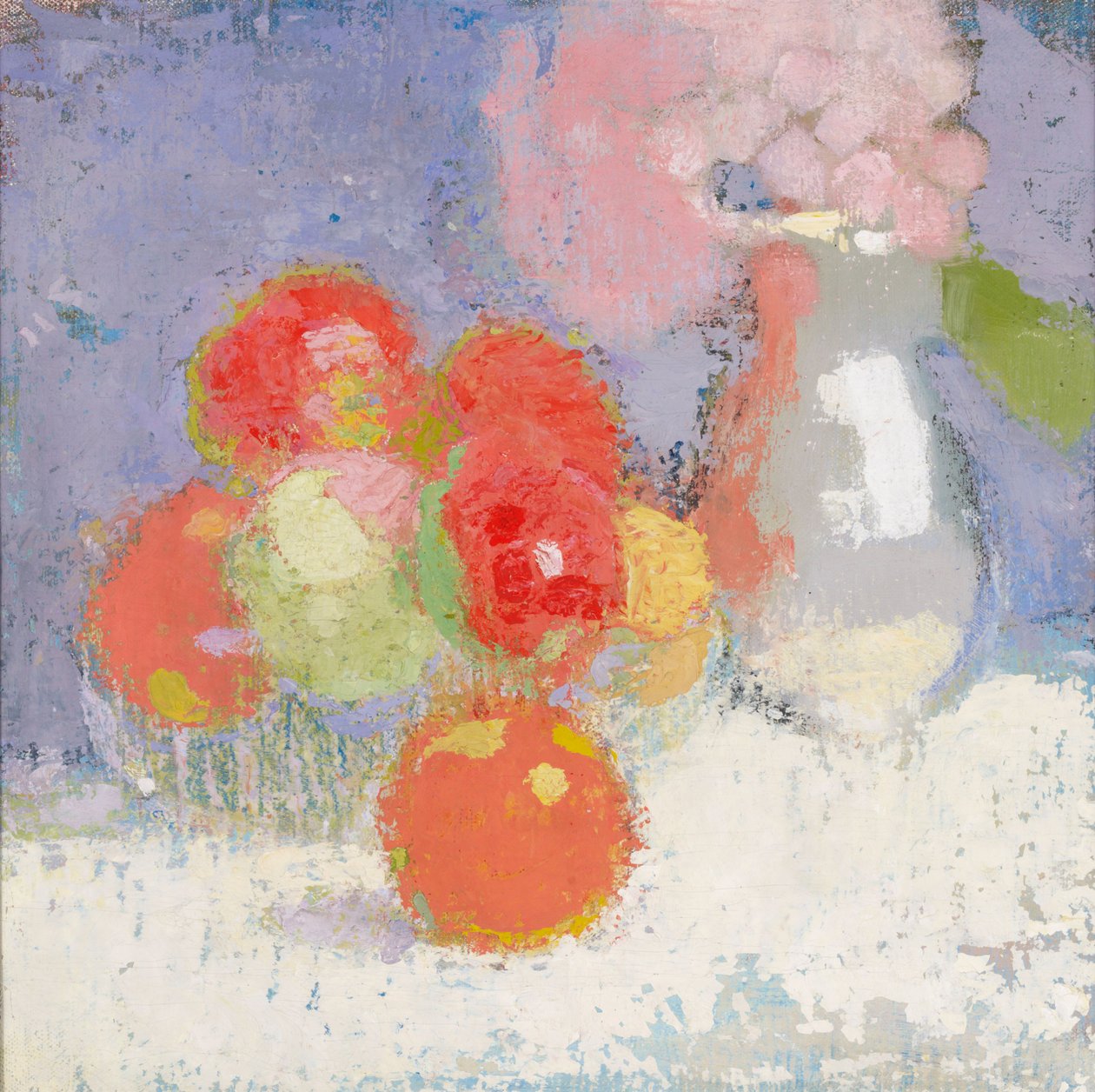 Røde æbler, 1915. af Helene Schjerfbeck