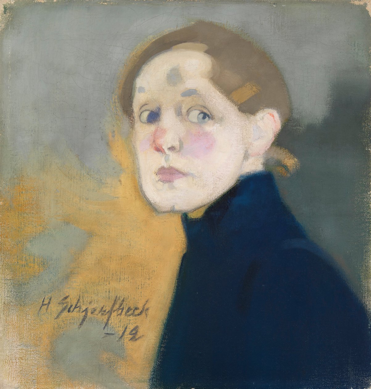 Selvportræt, 1912. af Helene Schjerfbeck