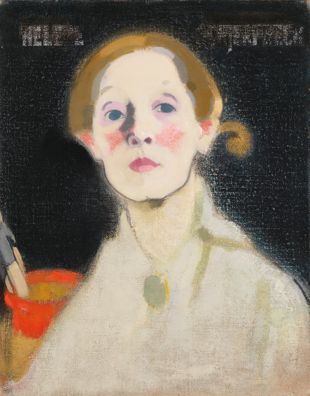 Selvportræt, 1915. af Helene Schjerfbeck