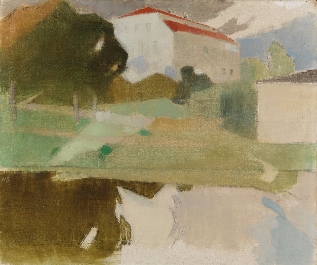 Sjundby Herregård af Helene Schjerfbeck