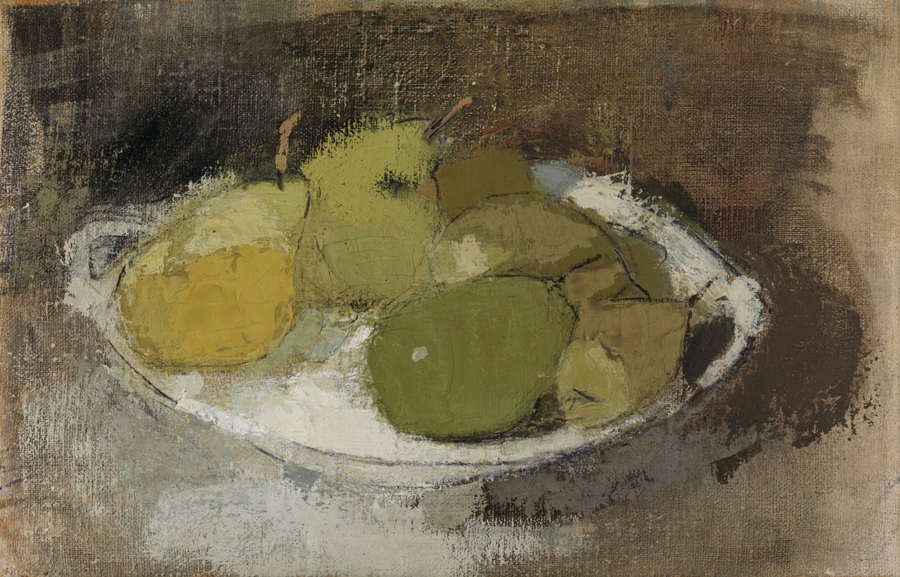 Stilleben i grønt af Helene Schjerfbeck