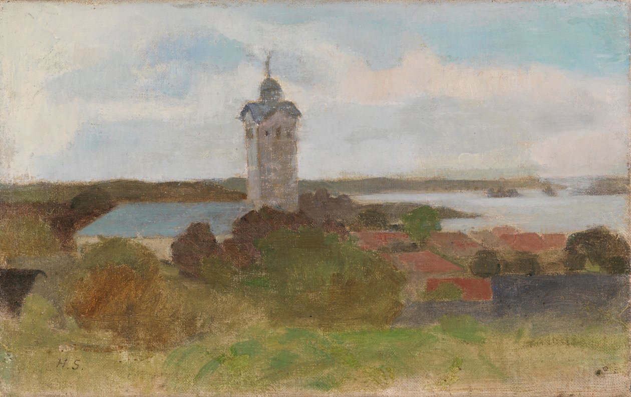 Tammisaari-kirken af Helene Schjerfbeck