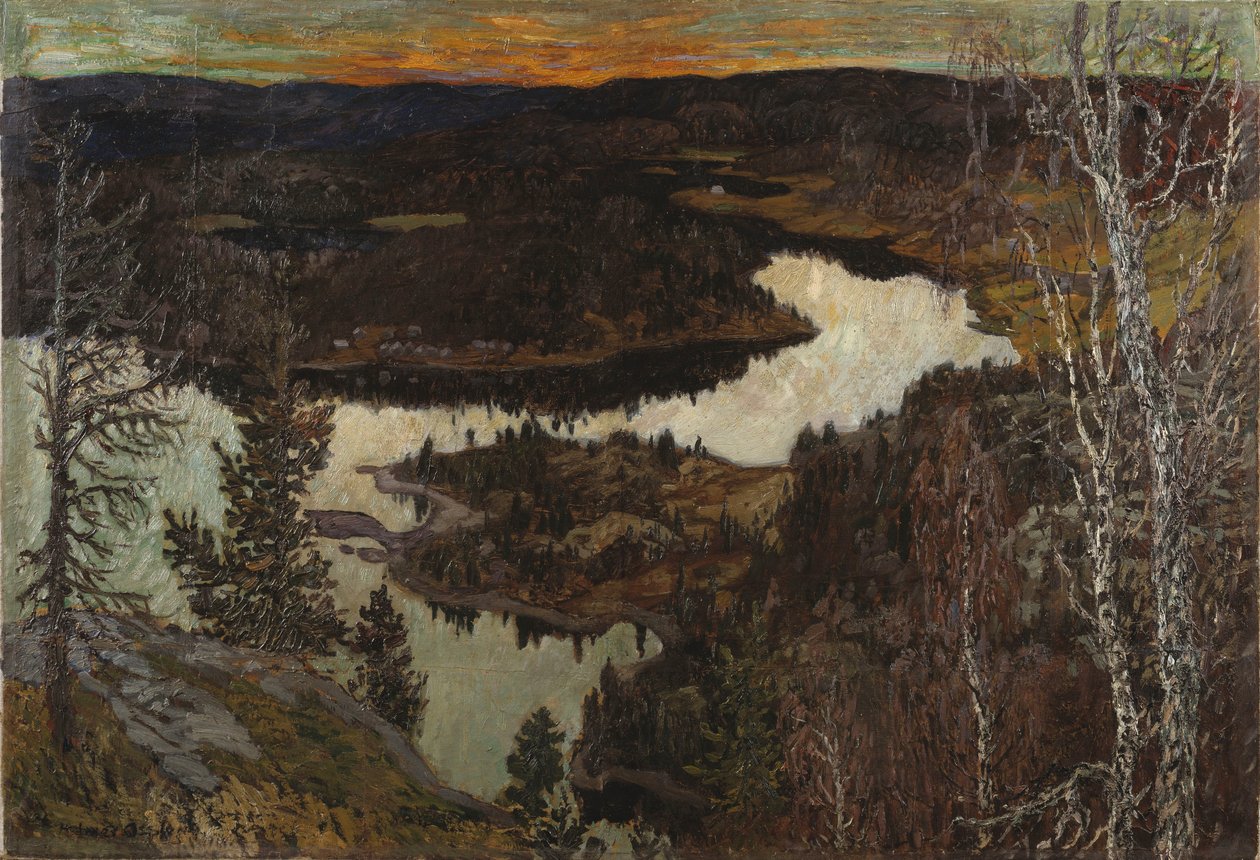 Efterår, Nordingrå af Helmer Osslund