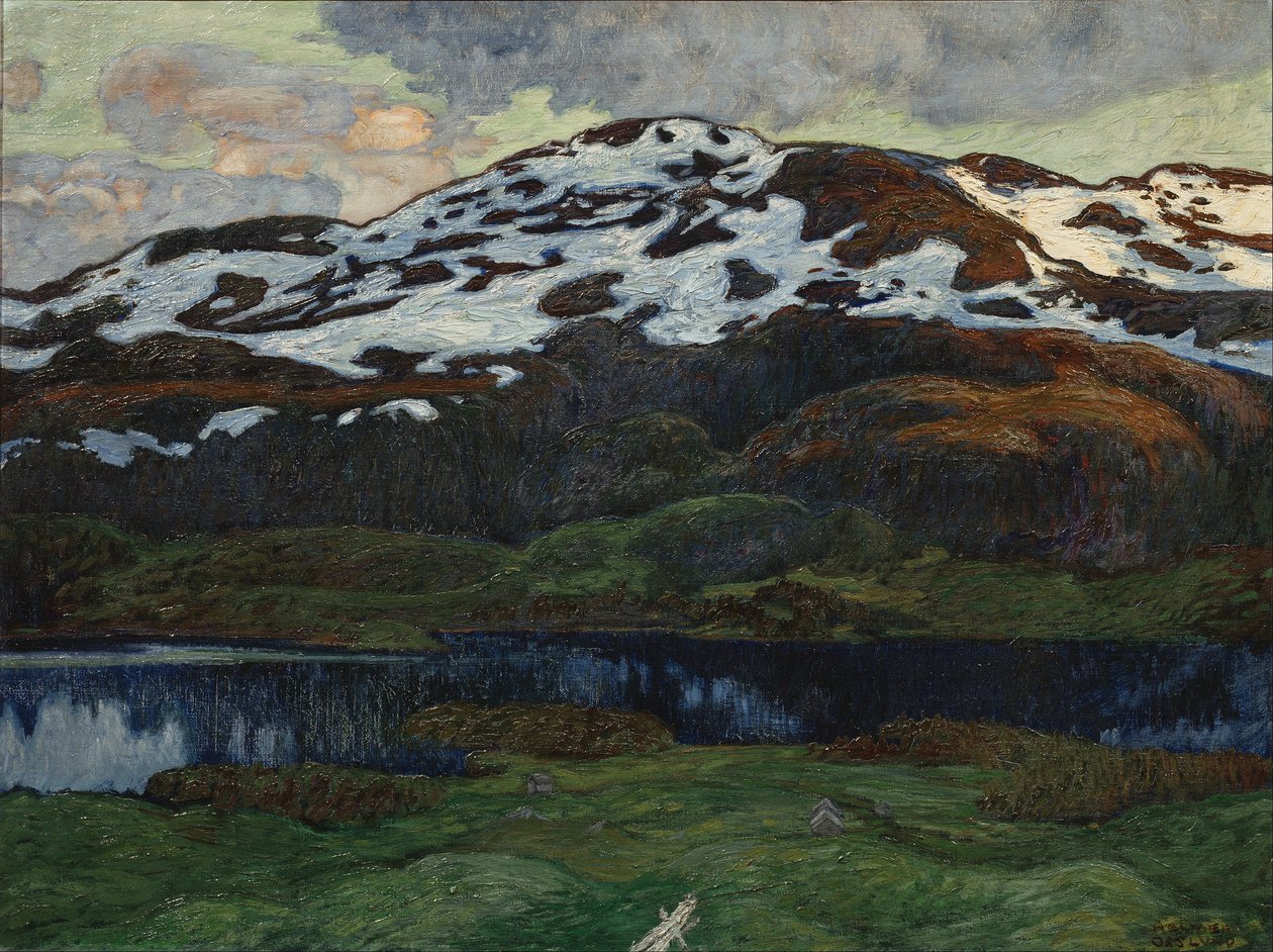 En Sommeraften ved Kallsjön af Helmer Osslund