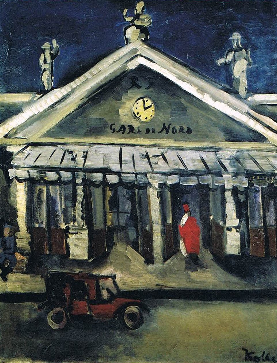 Indgang til Gare du Nord af Helmut Kolle