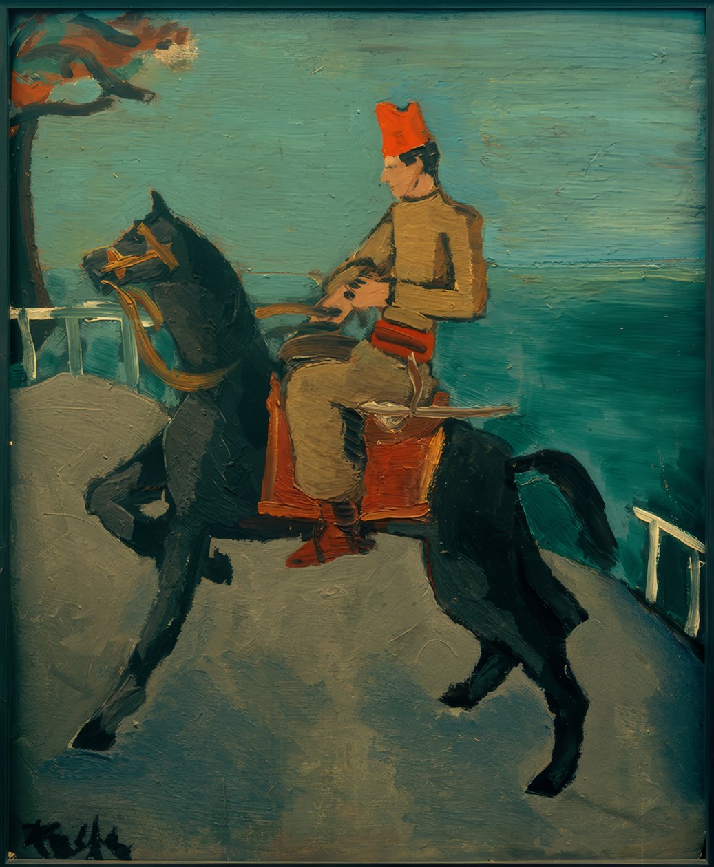 Spahi til hest V af Helmut Kolle