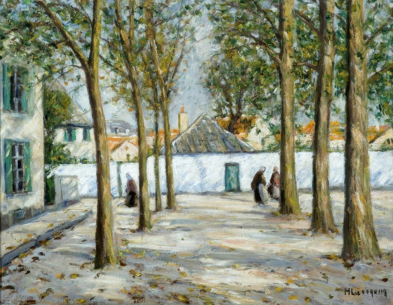H.Liesegang, solrig efterårsdag af Helmuth Liesegang