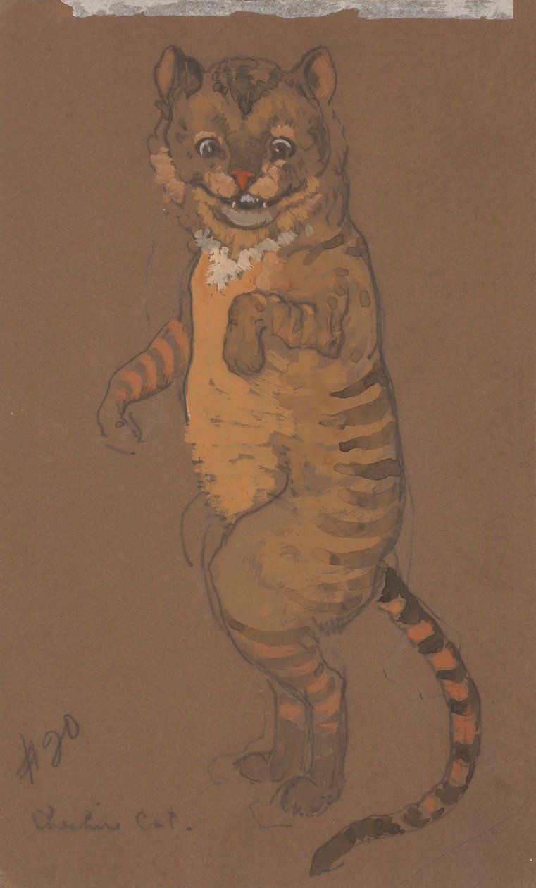 Cheshire Cat (kostumedesign til Alice-in-Wonderland, 1915) af Henderson, William Penhallow