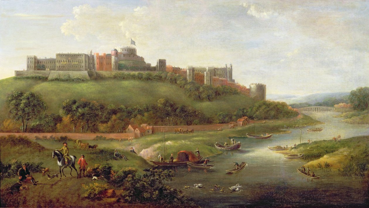 Windsor Castle af Hendrick Danckerts