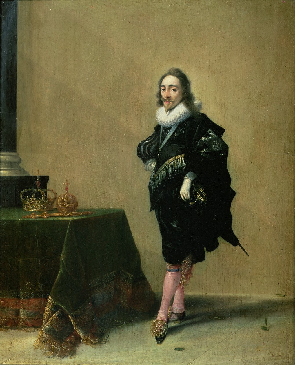 Portræt af Charles I (1600-49) 1632 af Hendrick Gerritsz Pot