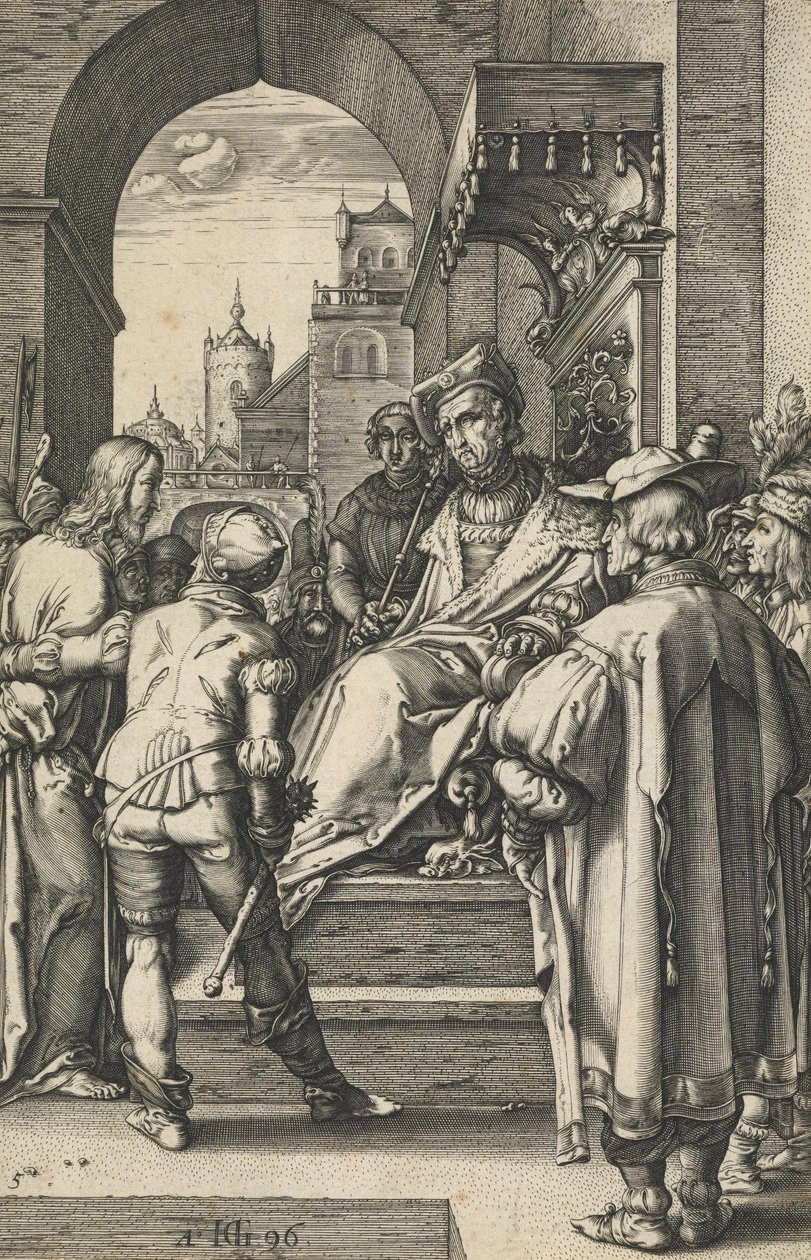 Kristus før Pilatus af Hendrik Goltzius