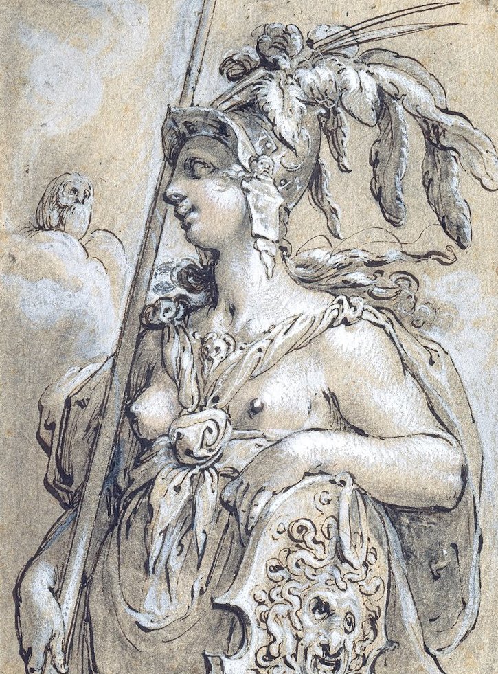 Minerva af Hendrik Goltzius
