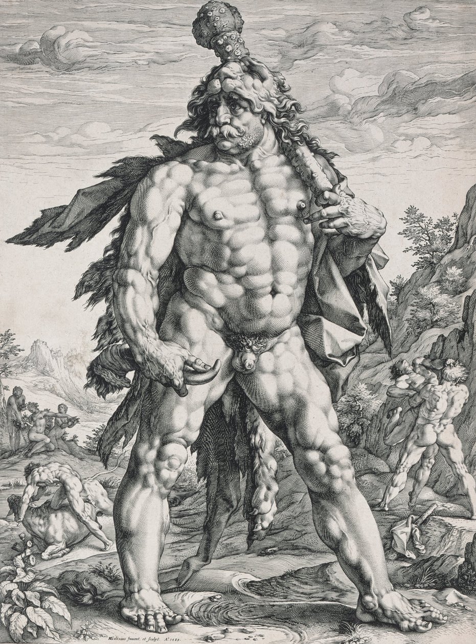 Den store Hercules af Hendrik Goltzius