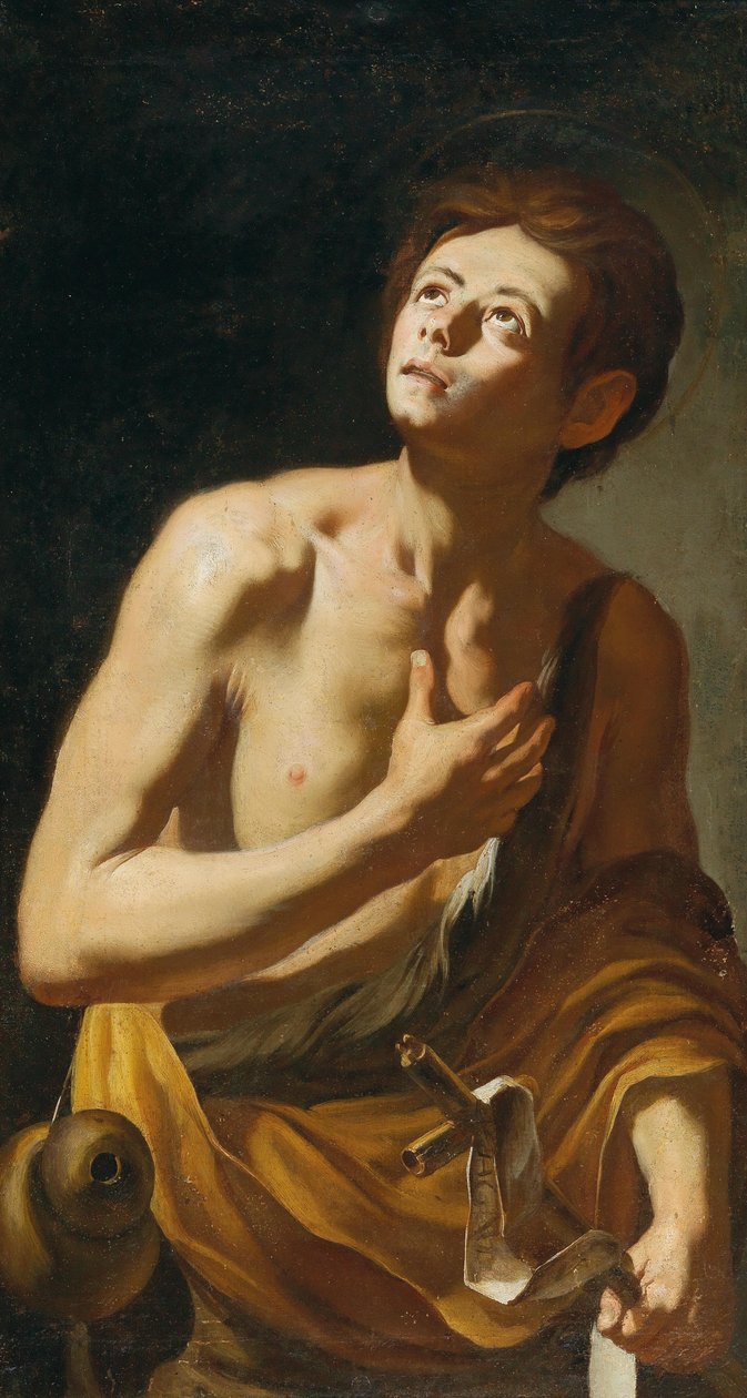Den unge Sankt Johannes Døberen af Hendrick de Somer
