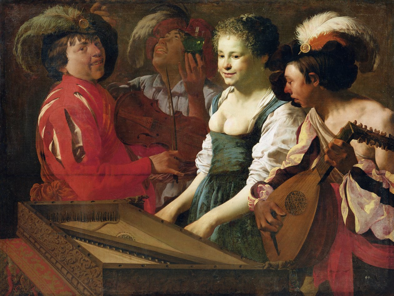 Koncert, 1626 af Hendrick ter Brugghen