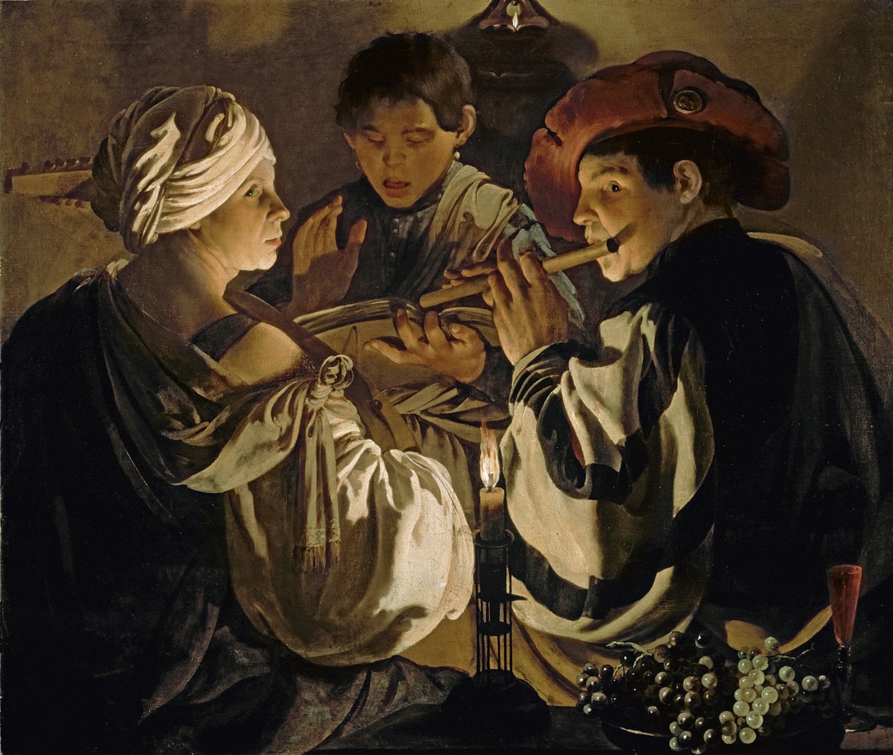 Koncert, ca.1626 af Hendrick ter Brugghen