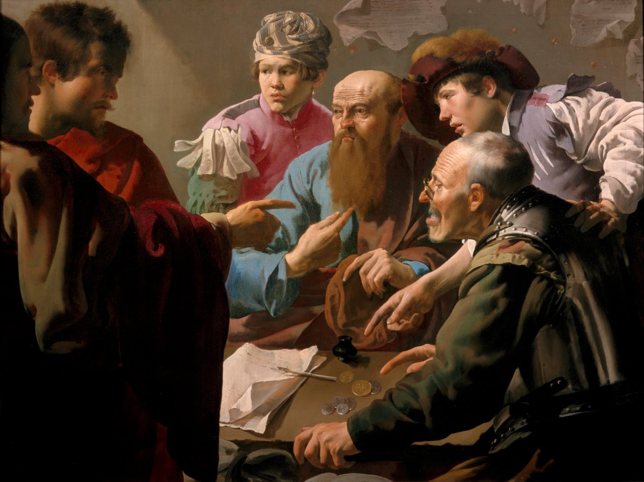 Den hellige Matthews kald af Hendrick ter Brugghen