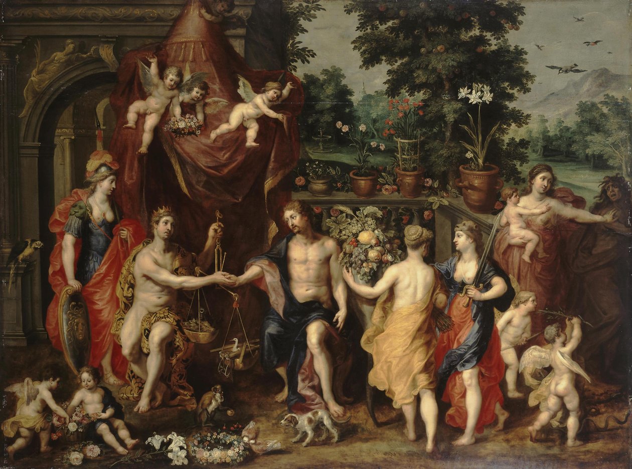 Allegori om det dygtige liv af Hendrick van Balen