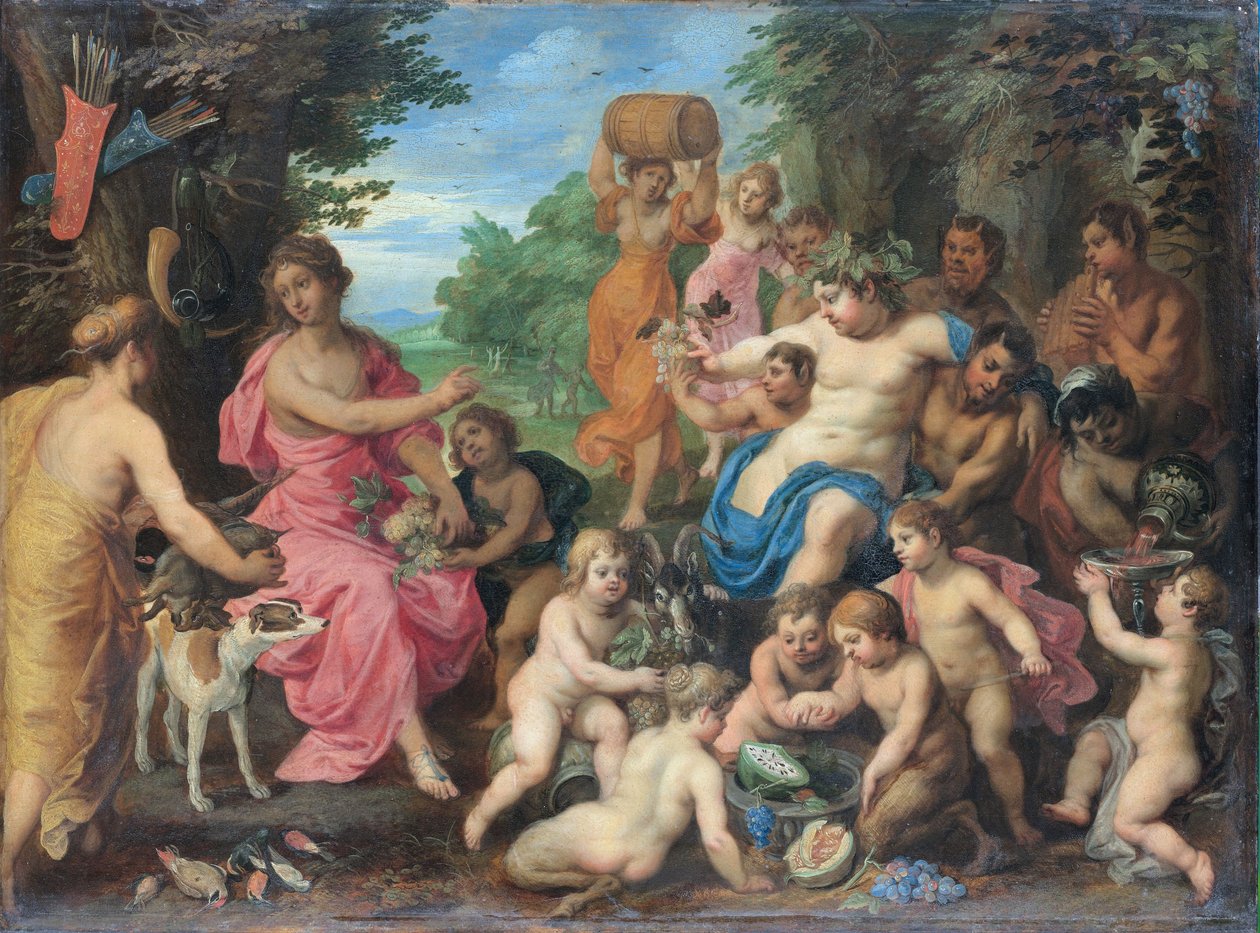 Bacchus og Diana af Hendrick van Balen