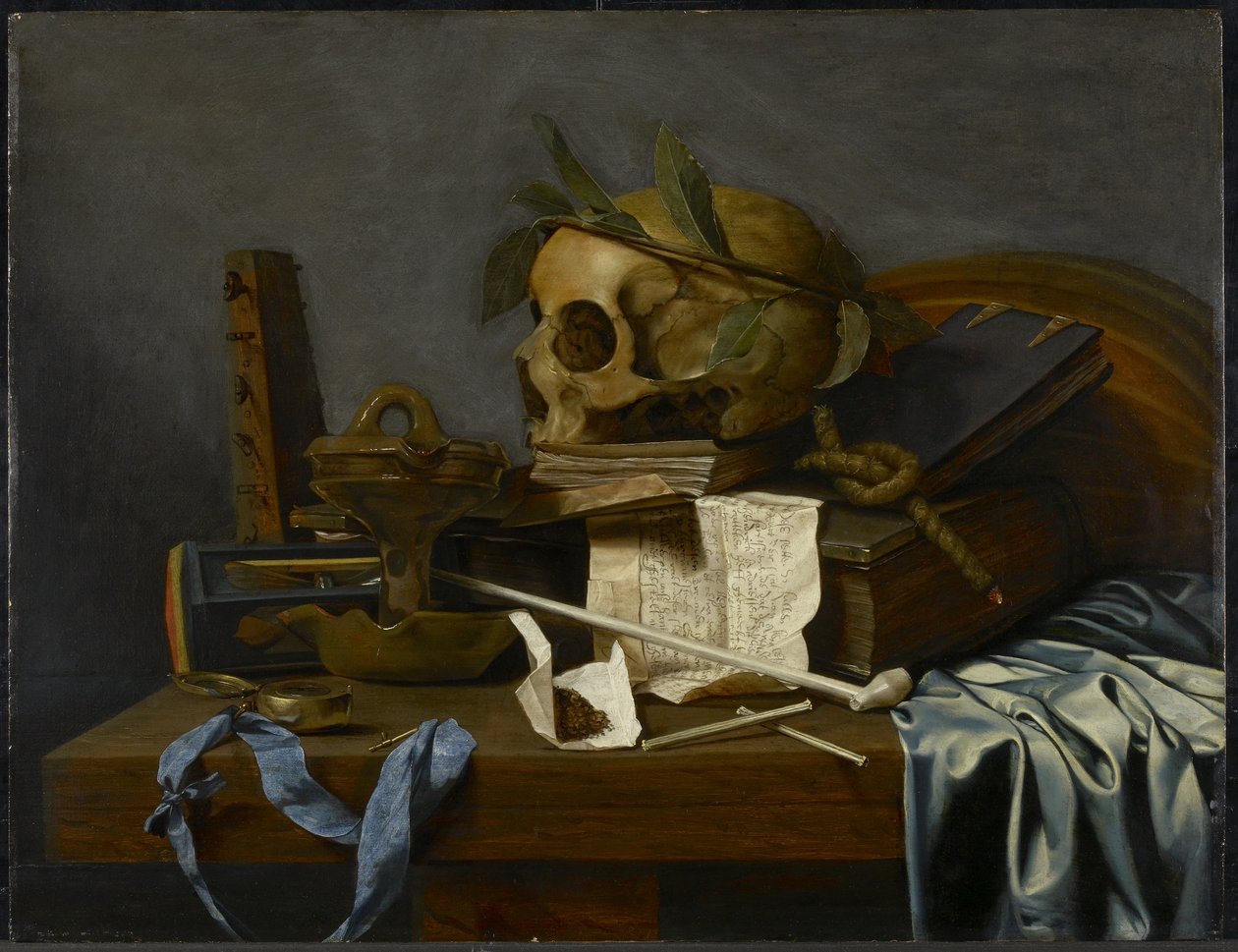 Stilleben (Vanitas), ca. 1637 af Hendrick Andriessen