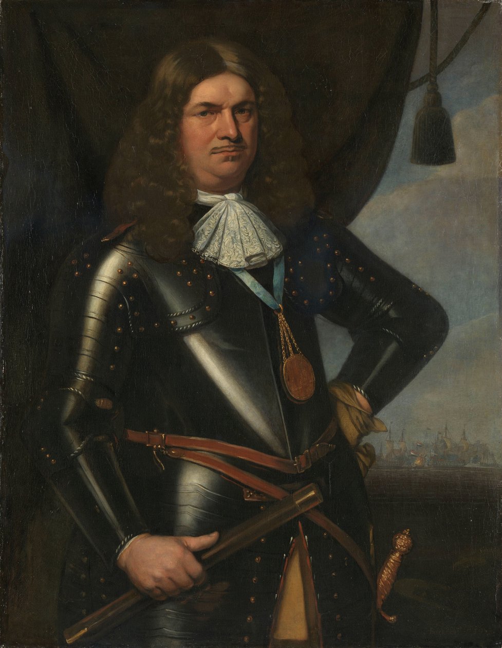 Adriaen Banckert (ca. 1620–1684), viceadmiral af Zeeland af Hendrick Berckman