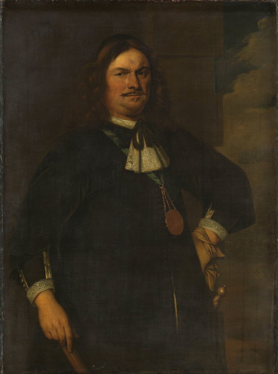 Adriaen Banckert (ca. 1620–1684), viceadmiral af Zeeland af Hendrick Berckman