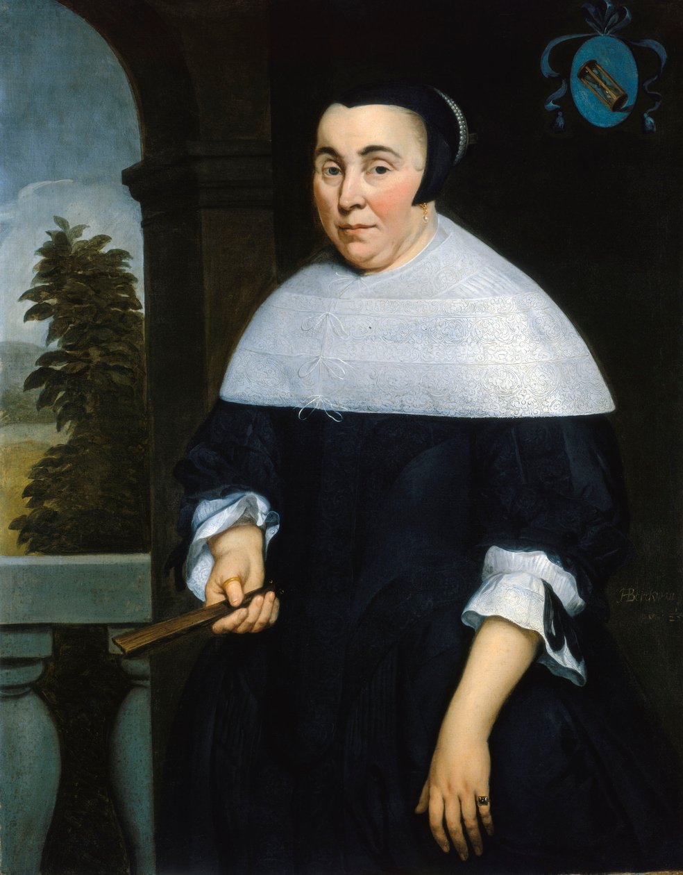 Portræt af Anna van Gelder, ca. 1664 (olie på lærred) af Hendrick Berckman