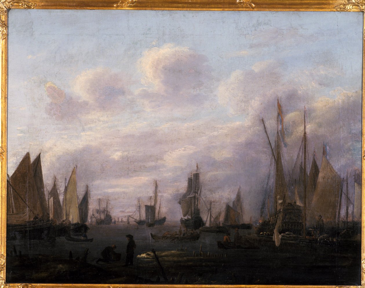 Havneindgang, 1700 af Hendrick Dubbels