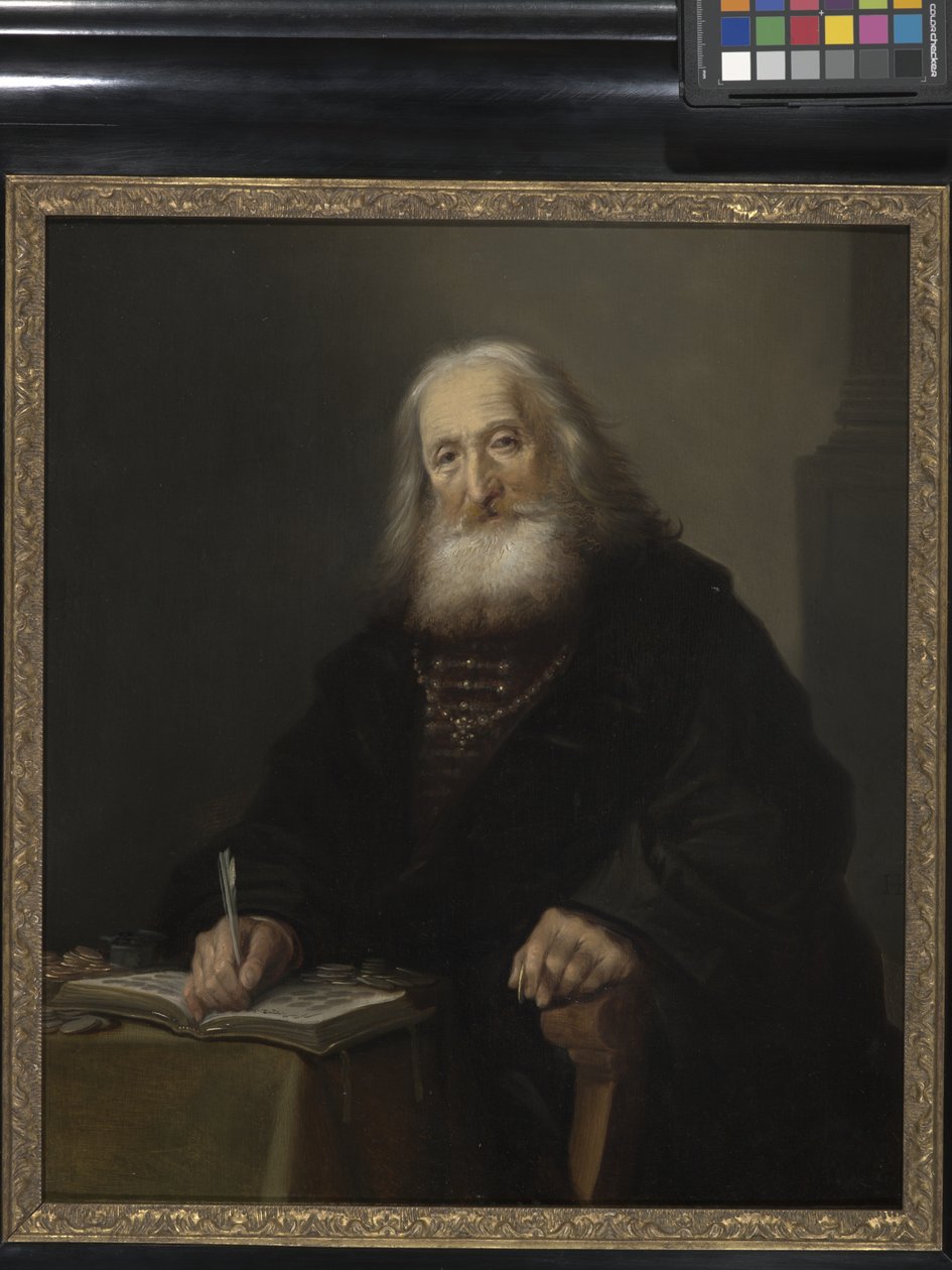Møntsamleren (olie på træ) af Hendrick Gerritsz Pot